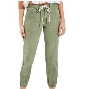 American Eagle Green Drawstring Jogger Jeans - SIZE 12
